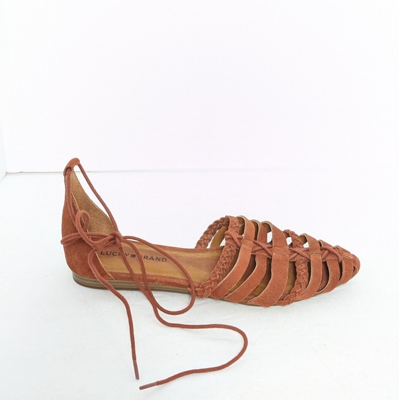 Lucky Brand suede brocki sandals - Picture 8 of 16